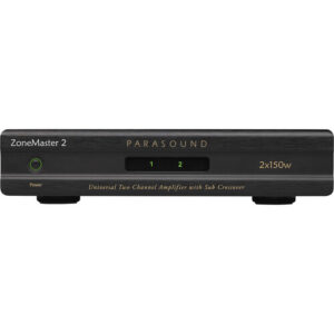 Parasound ZoneMaster ZM2 Compact 2-Channel Amplifier with Subwoofer Crossover