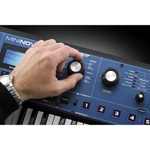 Novation MiniNova 37-Mini-Key Compact Synthesizer - Image 3