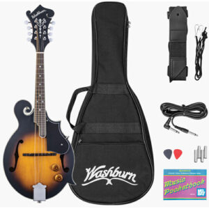 Washburn M3E-Pack Americana Series F-Style Mandolin Pack