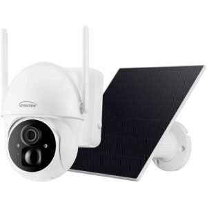 Adesso Cyberview 3020 3MP Outdoor Wi-Fi Pan & Tilt Camera with Night Vision & Solar Panel